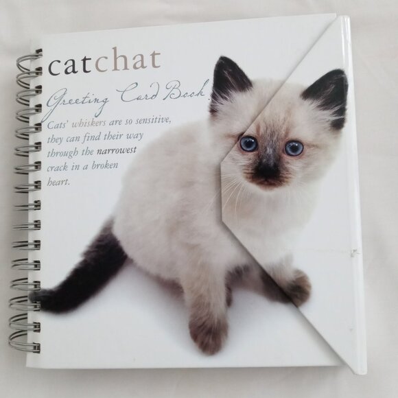 BOOK -  CATCHAT – BOOK OF CAT GREETING CARDS - 24 CARDS - Picture 1 of 5